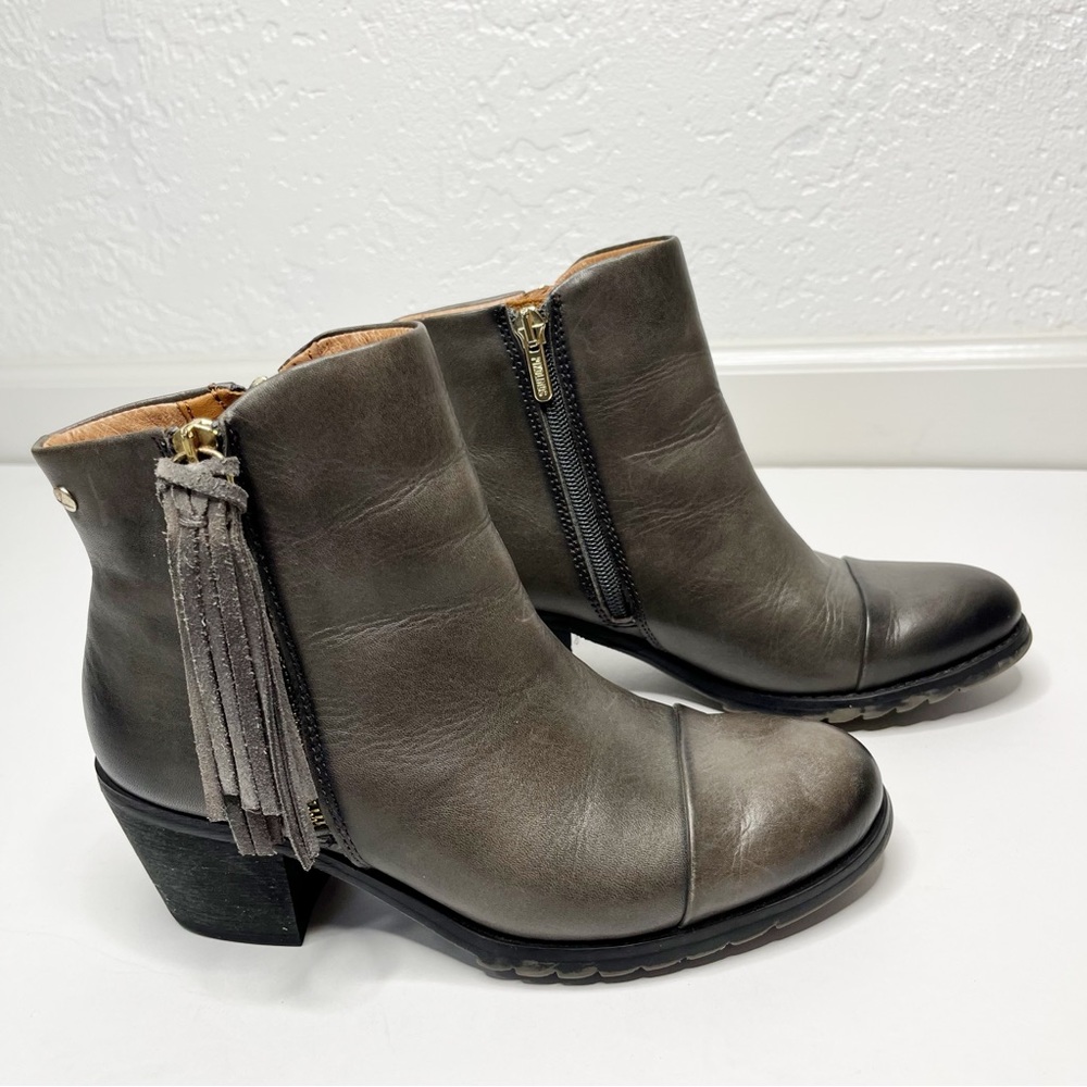 PIKOLINOS Andorra leather ankle boots size 35 (US 5)